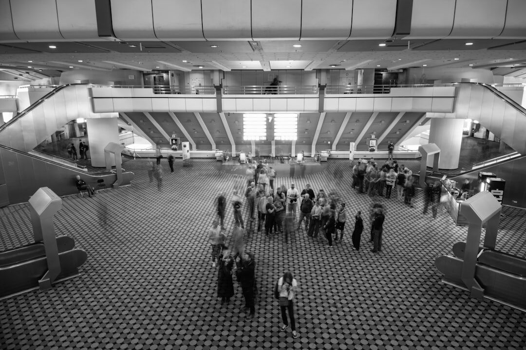 Business conference hall filled with attendees