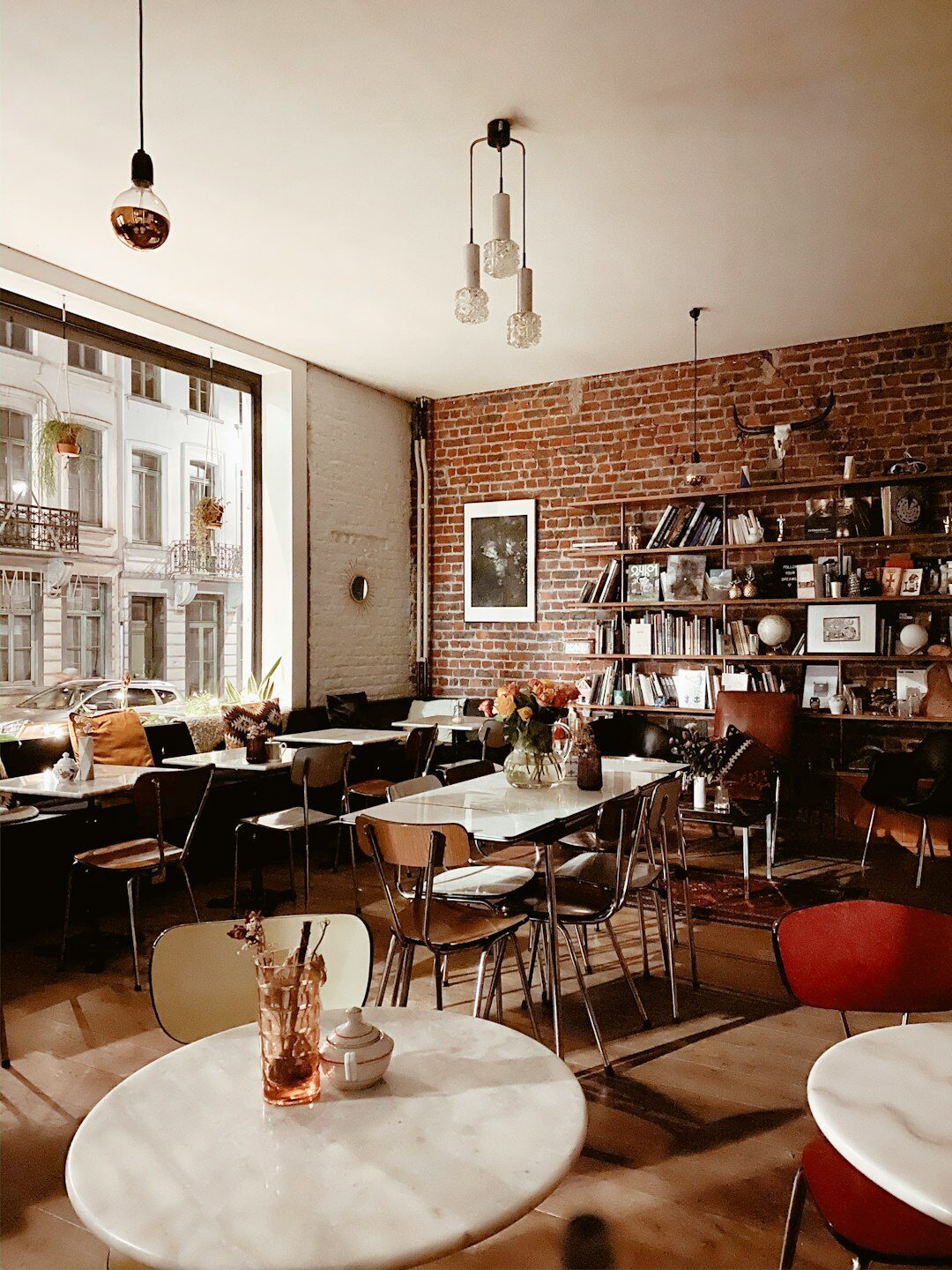 Modern coworking office interior in Brussels